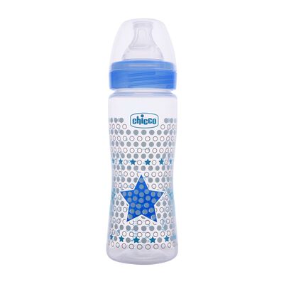 Well-Being Feeding Bottle (330ml, Fast) (Blue)